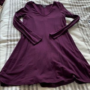 Express long sleeved t-shirt dress